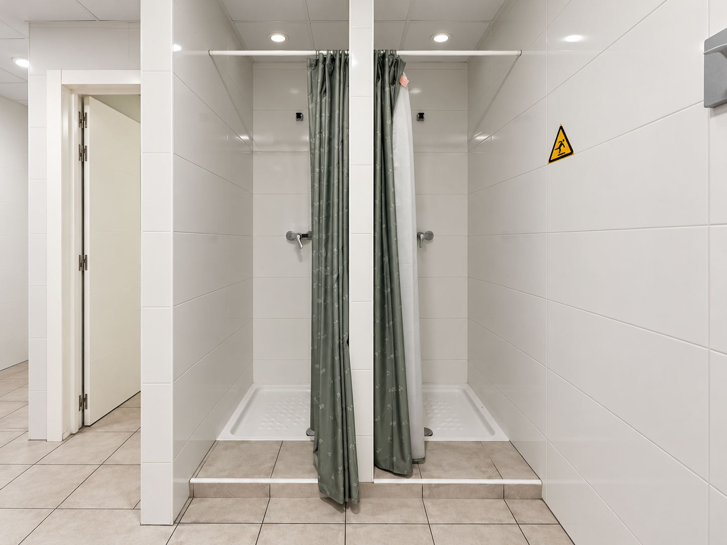 Baño equipado del local comercial de la calle Uztarroz