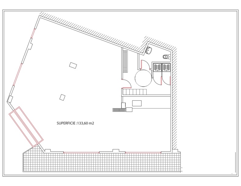 Local comercial de 133 m² en venta en la calle Uztarroz de Pamplona